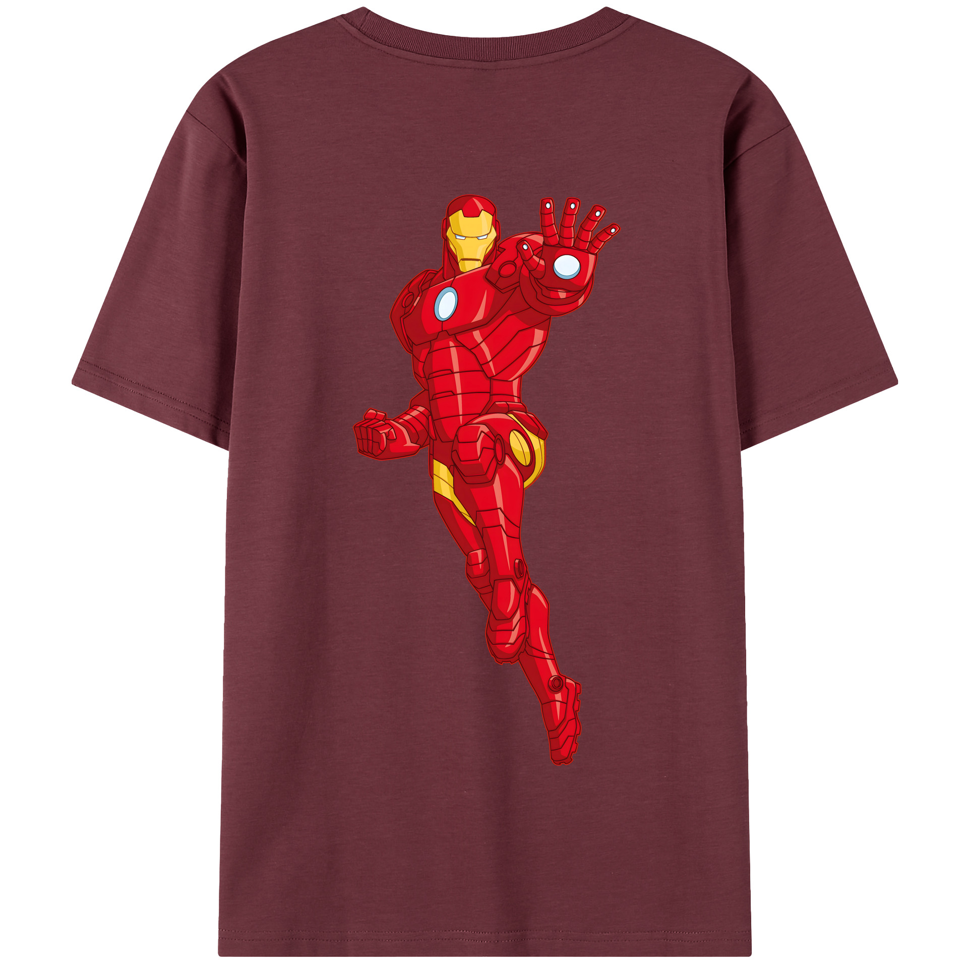 （画像用） アベンジャーズ The Avengers 綿100％半袖Tシャツ（背面プリント）
